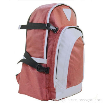 Nylon Contrasted Color Backpack, Travel Bags, Sports Bag (HT372)